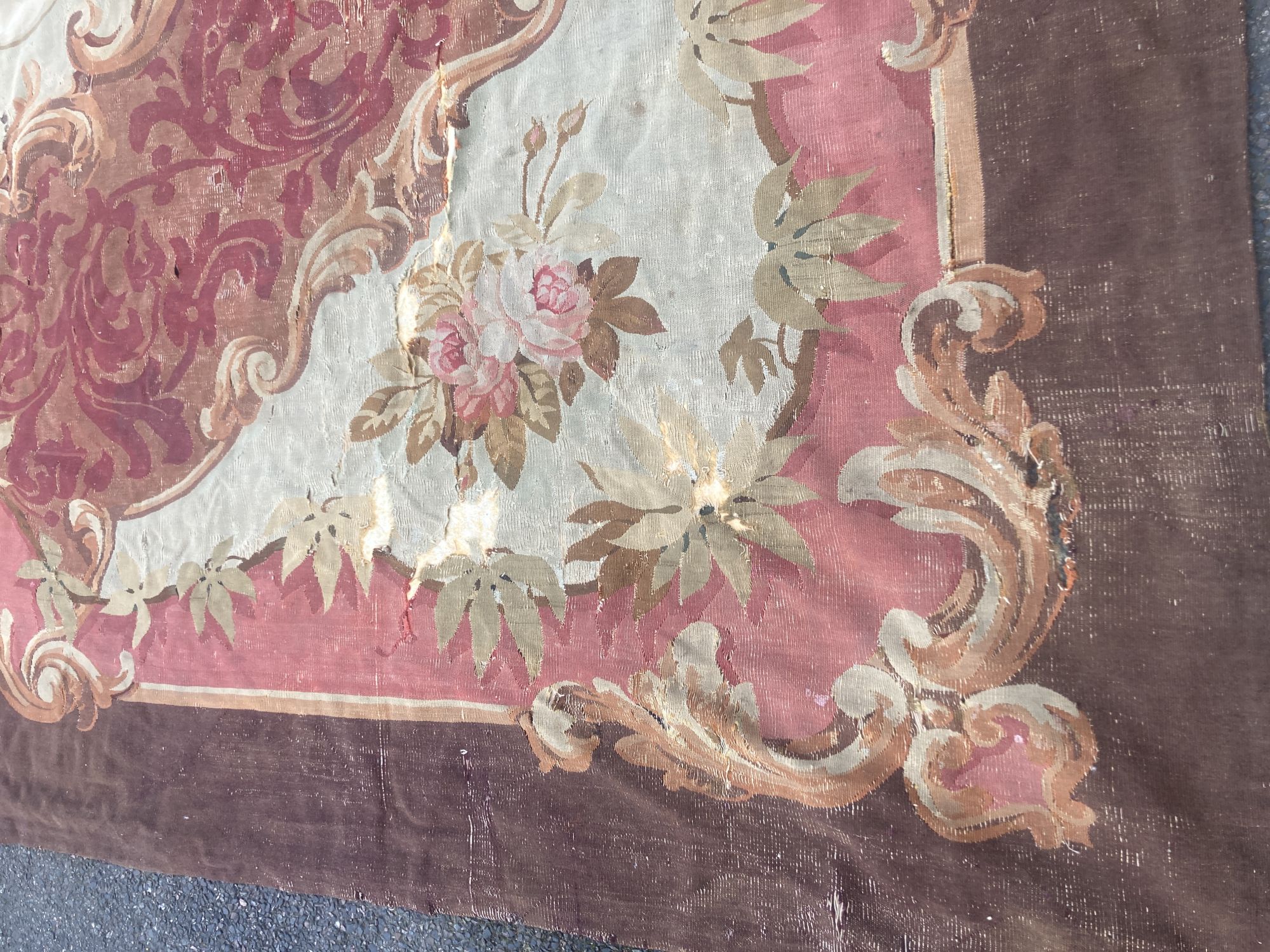 A late 19th century Aubusson tapestry